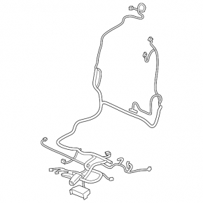 Wiring for the passenger seat of the BMW X7 G07 19-22 for heating, ventilation and massage