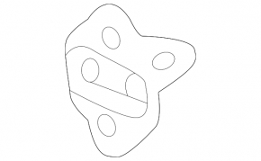 Rear left door lock bracket Toyota Sienna 21-25 front