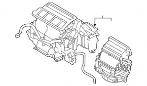 Heater assembly Subaru Legacy 15-19
