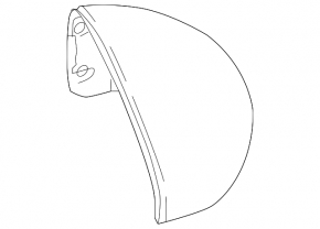 Left side mirror cover for Honda Accord 18-22 (upper) under the turn signal