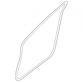 Door seal front left Nissan Pathfinder 13-14 gray