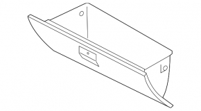 Glove box, glove compartment Kia Sorento 11-13 prerest black