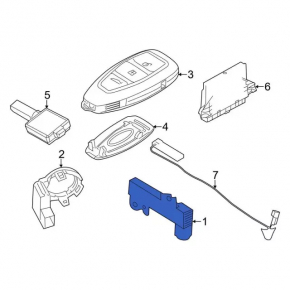 KEYLESS ENTRY ANTENNA AMPIFIER Ford C-max MK2 13-18 salon