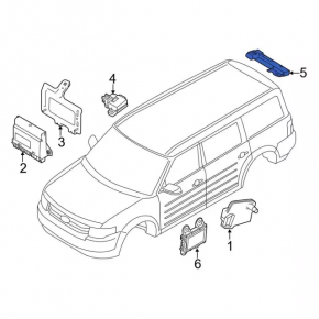 KEYLESS ENTRY ANTENNA AMPIFIER Ford C-max MK2 13-18 salon