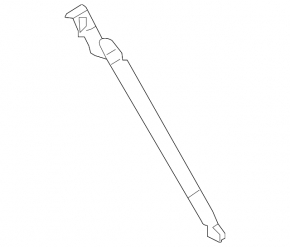 Left tailgate shock absorber Nissan Juke 11-17