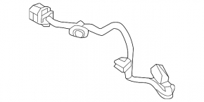 Wiring for the front airbag sensor, left, Kia Optima 16-20