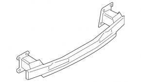 Rear bumper reinforcement for Porsche Cayenne 19-23