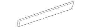 Lower rear left door trim with chrome for Mercedes W211