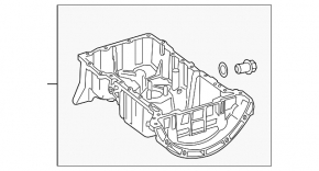 Mercedes X247 GLB 20-26 2.0T Engine Oil Pan