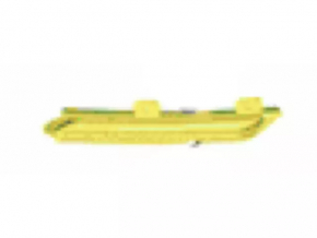 Front bumper insert lower left Ford Edge 15-18 dorest sport