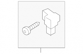 Front left airbag sensor for Land Rover Range Rover Velar 18-20