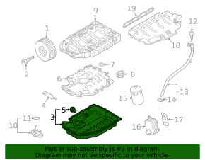 Engine sump Audi A4 B8 08-16 2.0T OSSCA