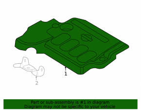Nissan Altima 13-18 2.5 Engine Cover