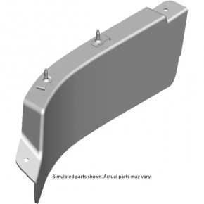 Front right mudguard for Chevrolet Volt 16- front, worn