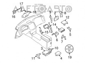 Nissan Murano z50 03-08 navigation computer