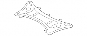 Subframe bracket BMW X3 F25 11-17