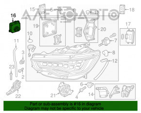Ignition unit left VW Passat b8 16-19 USA