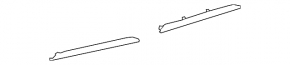 Lower rear bumper molding, right, Toyota Camry v70 18-18 SE/SXE