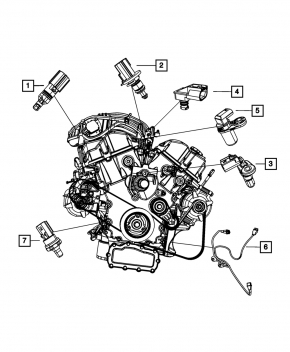 Dodge Journey 11-20 Cabin Temperature Sensor
