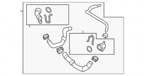 Upper cooling hose VW Golf 15- 1.8T