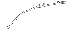 Left side curtain airbag for Lexus ES350 2007-2012