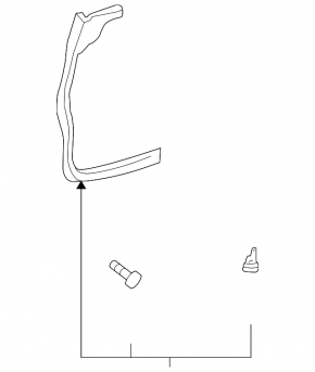 Front right door seal for Toyota Solara 2.4 04-08