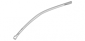 Upper front left door seal for Lexus LX 22-26