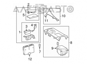 Lexus IS250 IS300 IS350 06-13 Front Console Ashtray Wood