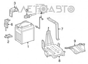 Minus terminal Toyota Camry v50 12-14 usa