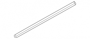Inner glass seal for the rear right door of a Nissan Ariya 23-25