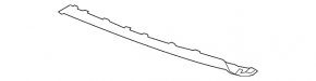 Front bumper lip trim for Audi Q3 8U 16-17 for a one-piece bumper