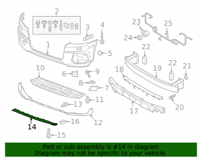Front Bumper Lip Cover Audi Q3 8U 15
