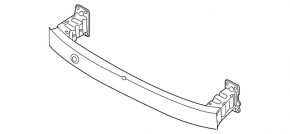 Front Bumper Reinforcement Porsche Panamera 14-16 4.8