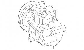 Mercedes CLA 250 14-19 Air Conditioning Compressor
