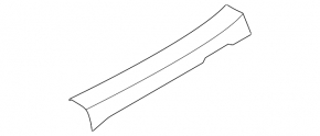 Mazda CX-30 2020-23 black front left door sill trim