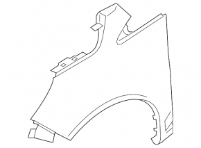Front left wing Ford C-max MK2 13-18