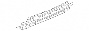 Rear bumper mount central Ford Explorer 20 - under towbar