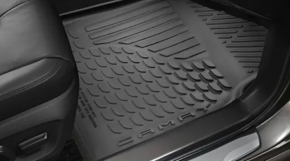 Set of black floor mats for Toyota Camry 18-24" rubber