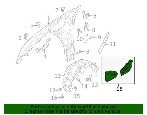 Front mud flaps, set of 2, for Jaguar I-Pace 19-23