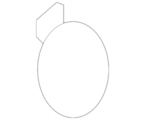 Mazda CX-9 Rear Bumper Fastening Cap 16-