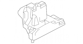 Trunk bracket right Mazda CX-9 16-23
