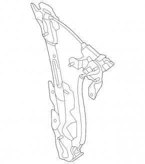 Window lifter with motor rear right Lincoln MKZ 13-20