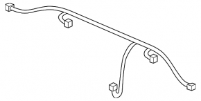 Honda Accord 18-20 rear bumper wiring for parking sensors