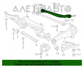 Upper rear left control arm for Mini Cooper F56 3d 14-23