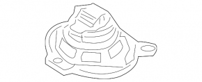 Rear left door speaker Audi Q7 4L 10-15