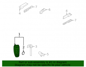 Key smart Audi E-Tron 19-23