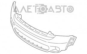 Bare front bumper Mini Cooper Countryman R60 10-16 white, painted, after repair, pressed