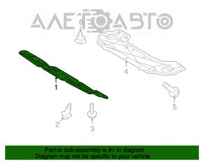 Front Bumper Guard Toyota Highlander 08-10