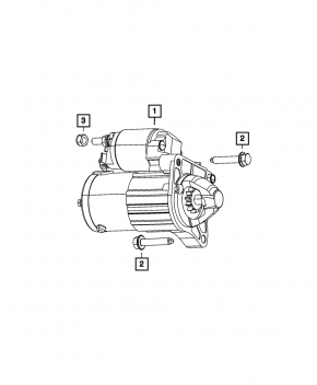 Starter Fiat 500 12-19