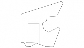 Front left side member nose bracket for Toyota Prius 50 16-22